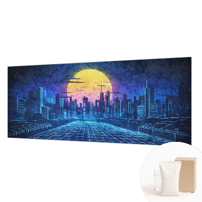 Fototapeta fizelinowa z nadrukiem Futurystyczny pejzaż