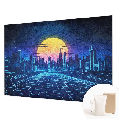 Fototapeta fizelinowa z nadrukiem Futurystyczny pejzaż