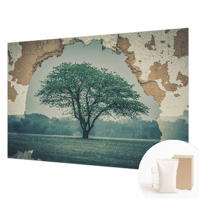 Dekoracyjna fototapeta na ścianę Drzewo samotne