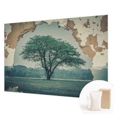 Dekoracyjna fototapeta na ścianę Drzewo samotne
