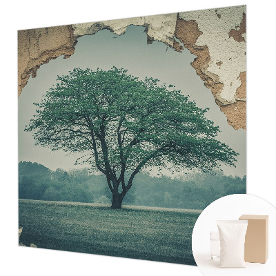 Dekoracyjna fototapeta na ścianę Drzewo samotne