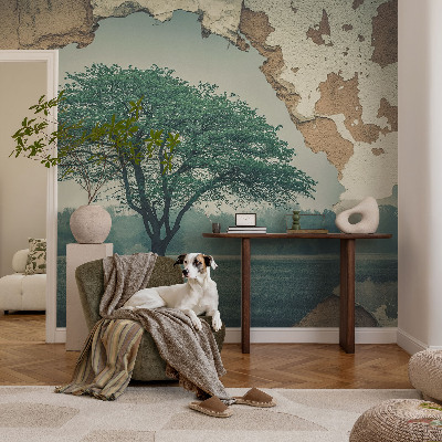 Dekoracyjna fototapeta na ścianę Drzewo samotne