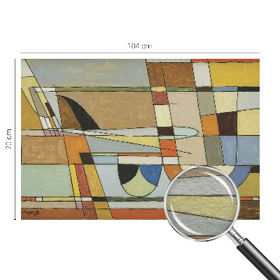 Fototapeta na ścianę z geometrycznym motywem „Geometryczna harmonia”