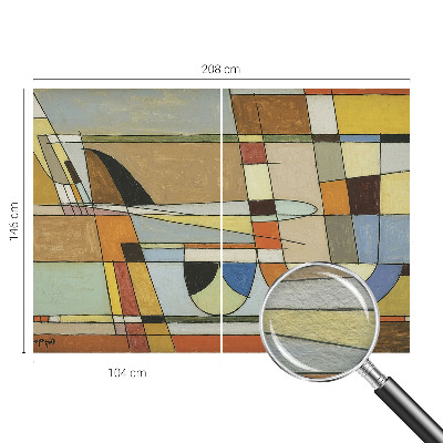 Fototapeta na ścianę z geometrycznym motywem „Geometryczna harmonia”