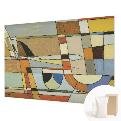 Fototapeta na ścianę z geometrycznym motywem „Geometryczna harmonia”