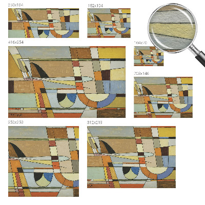 Fototapeta na ścianę z geometrycznym motywem „Geometryczna harmonia”