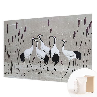 Tapeta fotograficzna Tapeta fotograficzna Żurawie stado