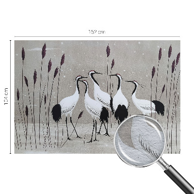 Tapeta fotograficzna Żurawie stado