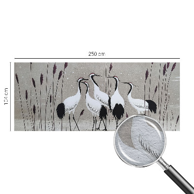 Tapeta fotograficzna Żurawie stado