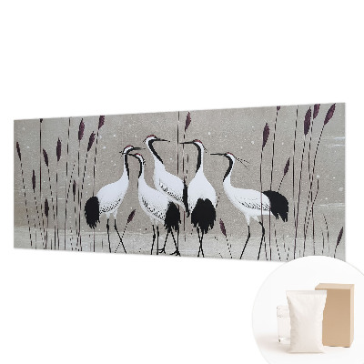 Tapeta fotograficzna Żurawie stado