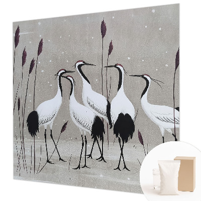 Tapeta fotograficzna Żurawie stado