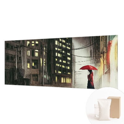 Tapeta fotograficzna fizelinowa Tapeta fotograficzna fizelinowa Deszczowe miasto