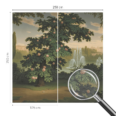 Fototapeta na ścianę z motywem naturalnego ogrodu