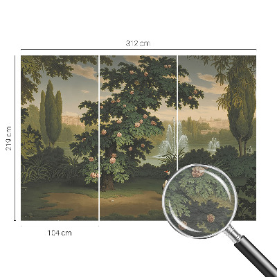 Fototapeta na ścianę z motywem naturalnego ogrodu