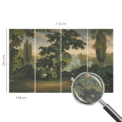 Fototapeta na ścianę z motywem naturalnego ogrodu
