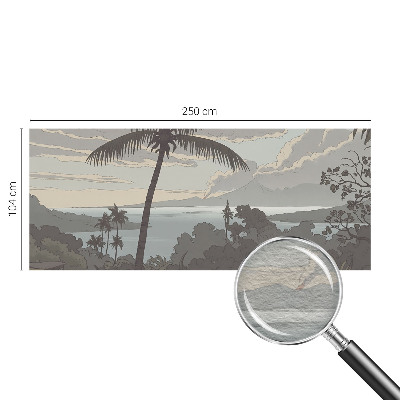 Nowoczesna fototapeta do salonu Nowoczesna fototapeta do salonu Egzotyczny pejzaż