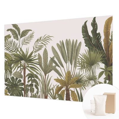 Fototapeta fizelinowa do sypialni Egzotyczne liście