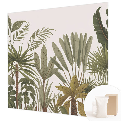 Fototapeta fizelinowa do sypialni Egzotyczne liście