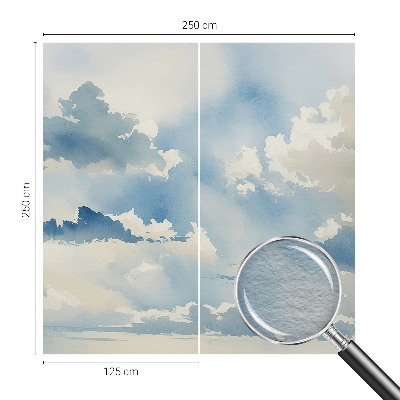 Tapeta fotograficzna Niebiańskie obłoki