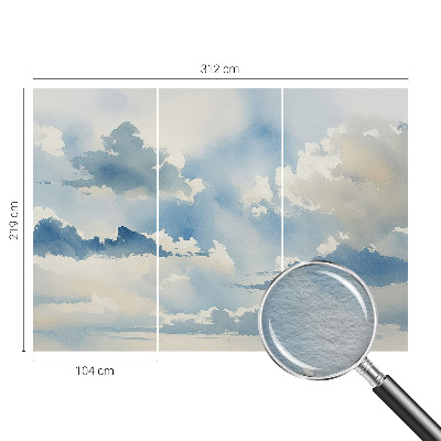 Tapeta fotograficzna z motywem niebiańskich obłoków