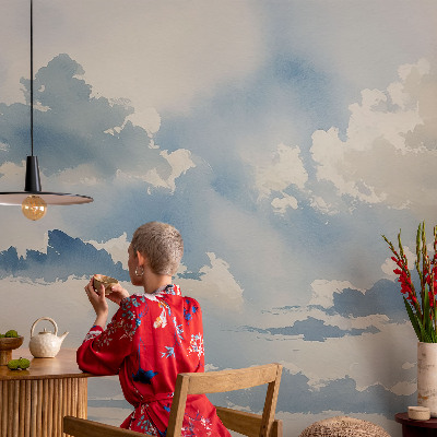 Tapeta fotograficzna Niebiańskie obłoki