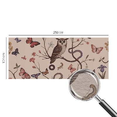 Nowoczesna fototapeta do salonu Sowa natura