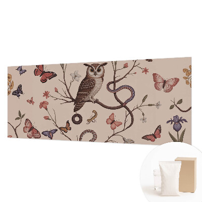 Nowoczesna fototapeta do salonu Sowa natura