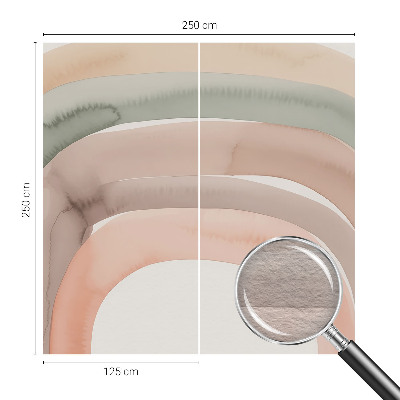Tapeta fotograficzna fizelinowa Tapeta fotograficzna fizelinowa Tęczowe łuki