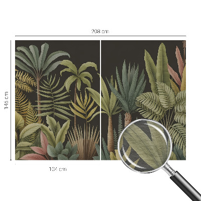 Dekoracyjna fototapeta na ścianę Tropikalna dżungla