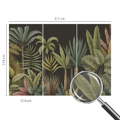 Dekoracyjna fototapeta na ścianę Tropikalna dżungla