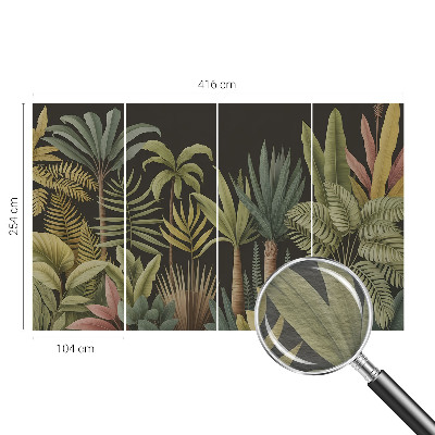 Dekoracyjna fototapeta na ścianę Tropikalna dżungla