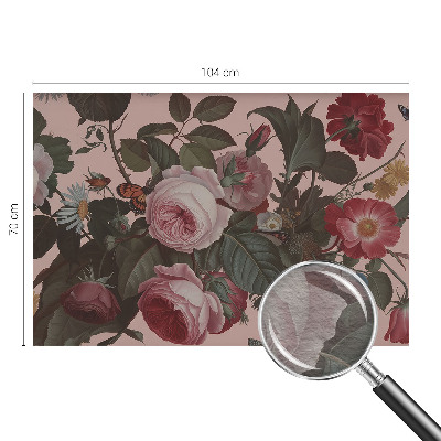 Fototapeta fizelinowa z nadrukiem Fototapeta fizelinowa z nadrukiem Kwiatowa elegancja