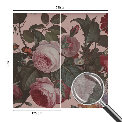 Fototapeta fizelinowa z nadrukiem Fototapeta fizelinowa z nadrukiem Kwiatowa elegancja