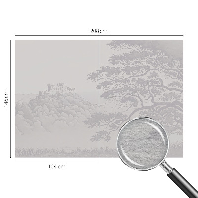 Fototapeta fizelinowa do sypialni Zamkowy pejzaż