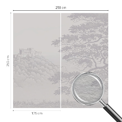 Fototapeta fizelinowa do sypialni Zamkowy pejzaż