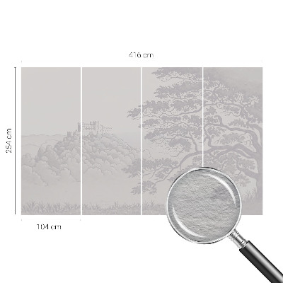 Fototapeta fizelinowa do sypialni Zamkowy pejzaż