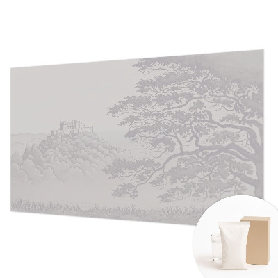 Fototapeta fizelinowa do sypialni Zamkowy pejzaż