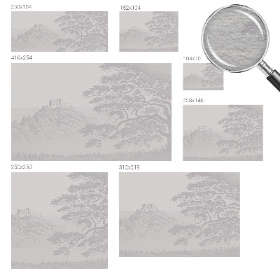 Fototapeta fizelinowa do sypialni Zamkowy pejzaż