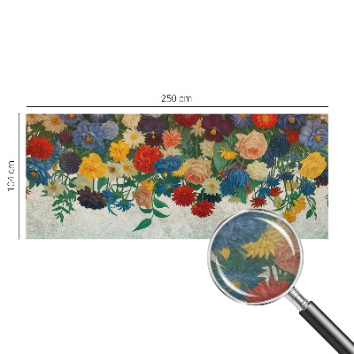 Tapeta fotograficzna Kolorowe kwiaty