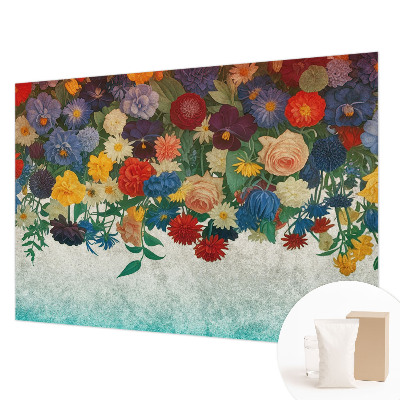 Tapeta fotograficzna Kolorowe kwiaty