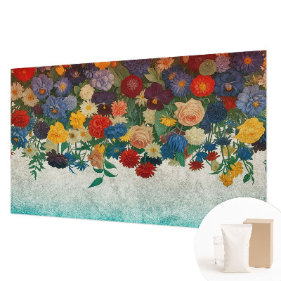 Tapeta fotograficzna Kolorowe kwiaty