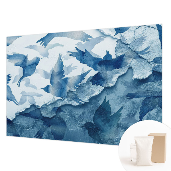 Fototapeta fizelinowa z nadrukiem Dynamiczne ptaki