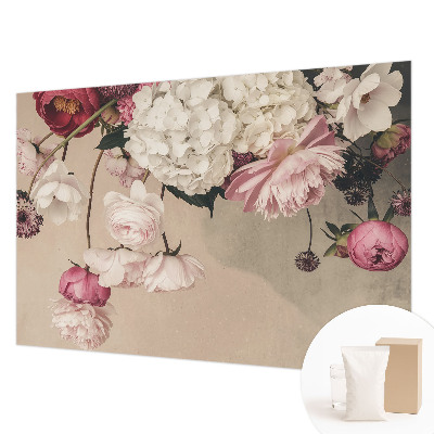 Dekoracyjna fototapeta na ścianę Romantyczne kwiaty