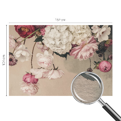 Dekoracyjna fototapeta na ścianę Romantyczne kwiaty