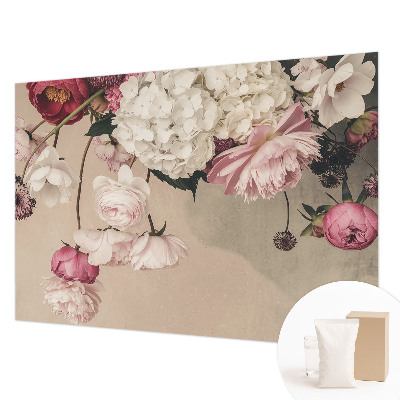 Dekoracyjna fototapeta na ścianę Romantyczne kwiaty