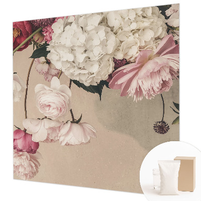 Dekoracyjna fototapeta na ścianę Romantyczne kwiaty