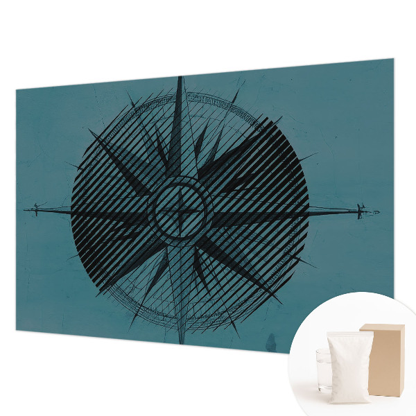 Fototapeta fizelinowa do sypialni Kompas morski