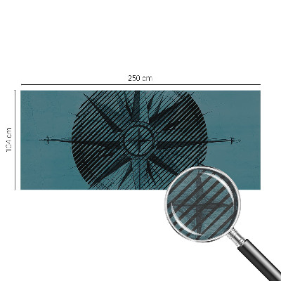 Fototapeta fizelinowa do sypialni Kompas morski