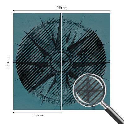 Fototapeta fizelinowa do sypialni Kompas morski