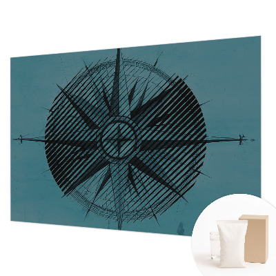 Fototapeta fizelinowa do sypialni Kompas morski